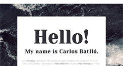 Desktop Screenshot of carlosbatllo.com